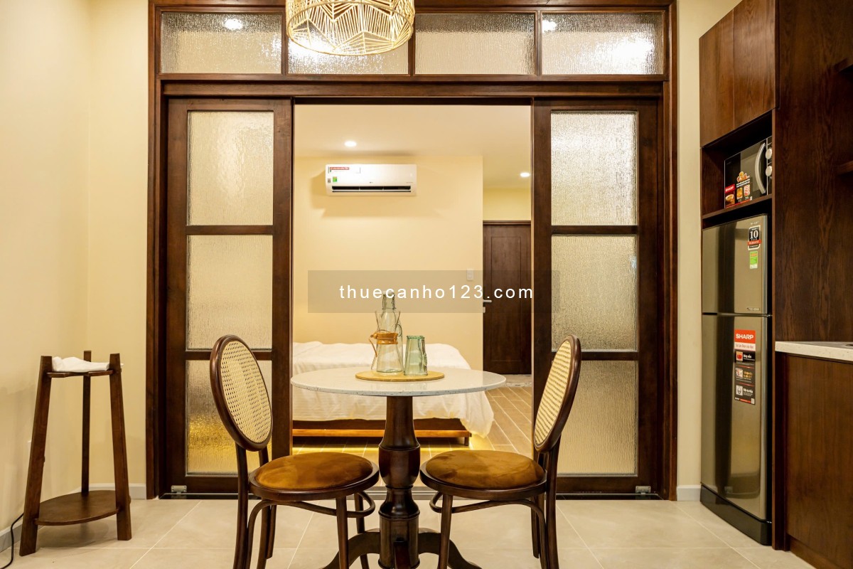 Cho thuê căn hộ Q1 - 1PN tách bếp riêng biệt - 40m2 - Full nội thất - gần công viên Lê Văn Tám