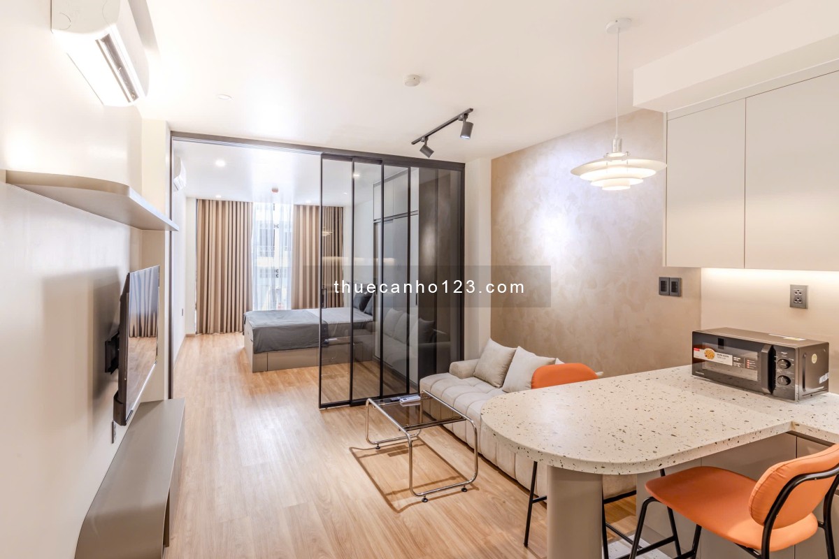 Cho thuê căn hộ hiện đại, sang trọng Q1- 1PN tách bếp -Ban công lớn - gần chợ Bến Thành,cầu Calmette