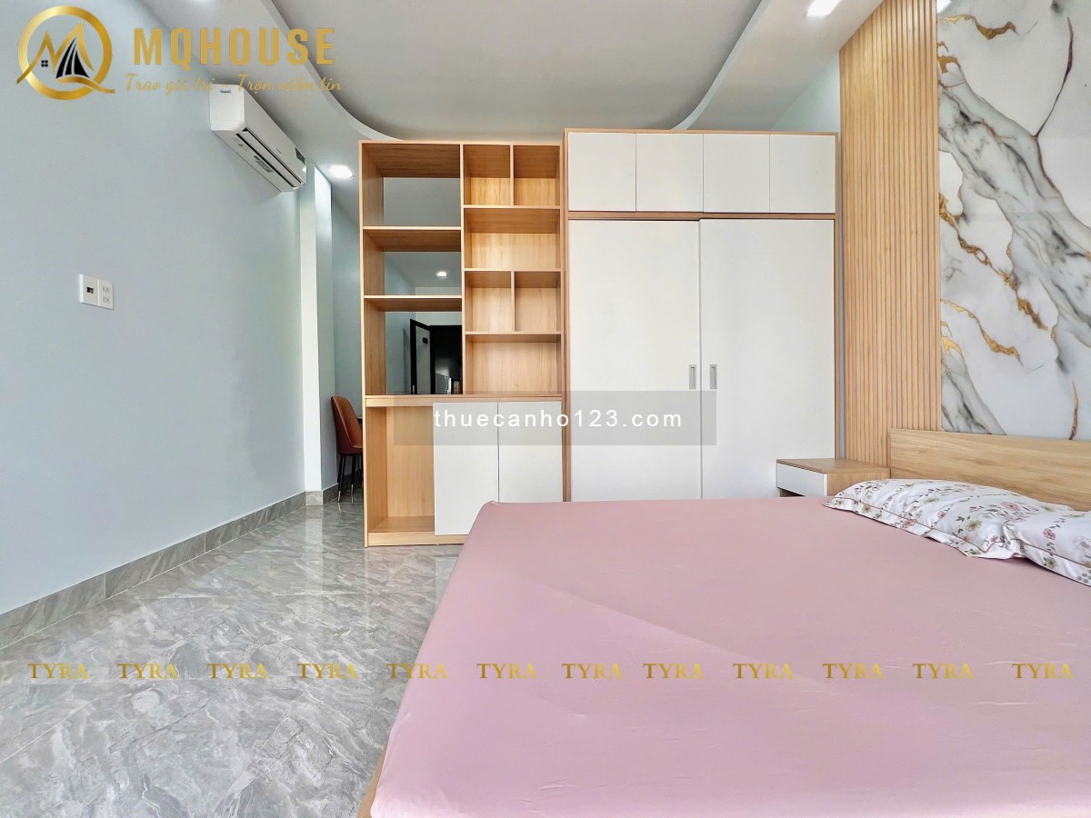 Khai trương Toà CHDV 45m2 Ban Công/ Cửa Sổ Full Nội Thất - Mặt tiền đường, Thang Máy
