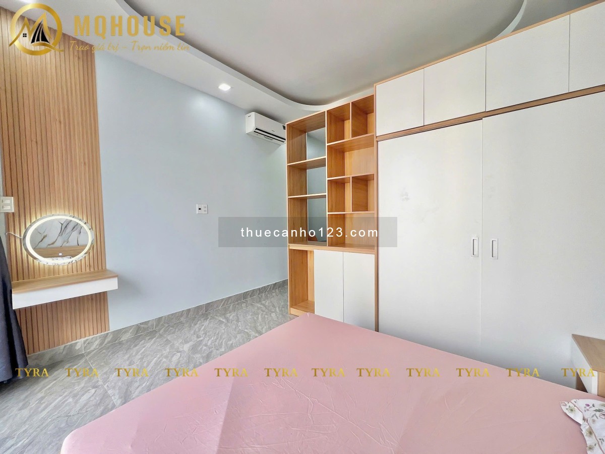 Khai trương Toà CHDV 45m2 Ban Công/ Cửa Sổ Full Nội Thất - Mặt tiền đường, Thang Máy