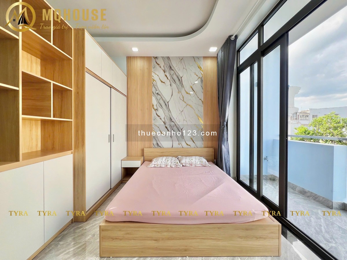 Khai trương Toà CHDV 45m2 Ban Công/ Cửa Sổ Full Nội Thất - Mặt tiền đường, Thang Máy