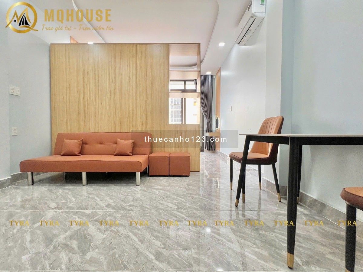 Khai trương Toà CHDV 45m2 Ban Công/ Cửa Sổ Full Nội Thất - Mặt tiền đường, Thang Máy