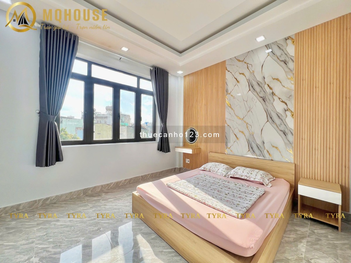 Khai trương Toà CHDV 45m2 Ban Công/ Cửa Sổ Full Nội Thất - Mặt tiền đường, Thang Máy