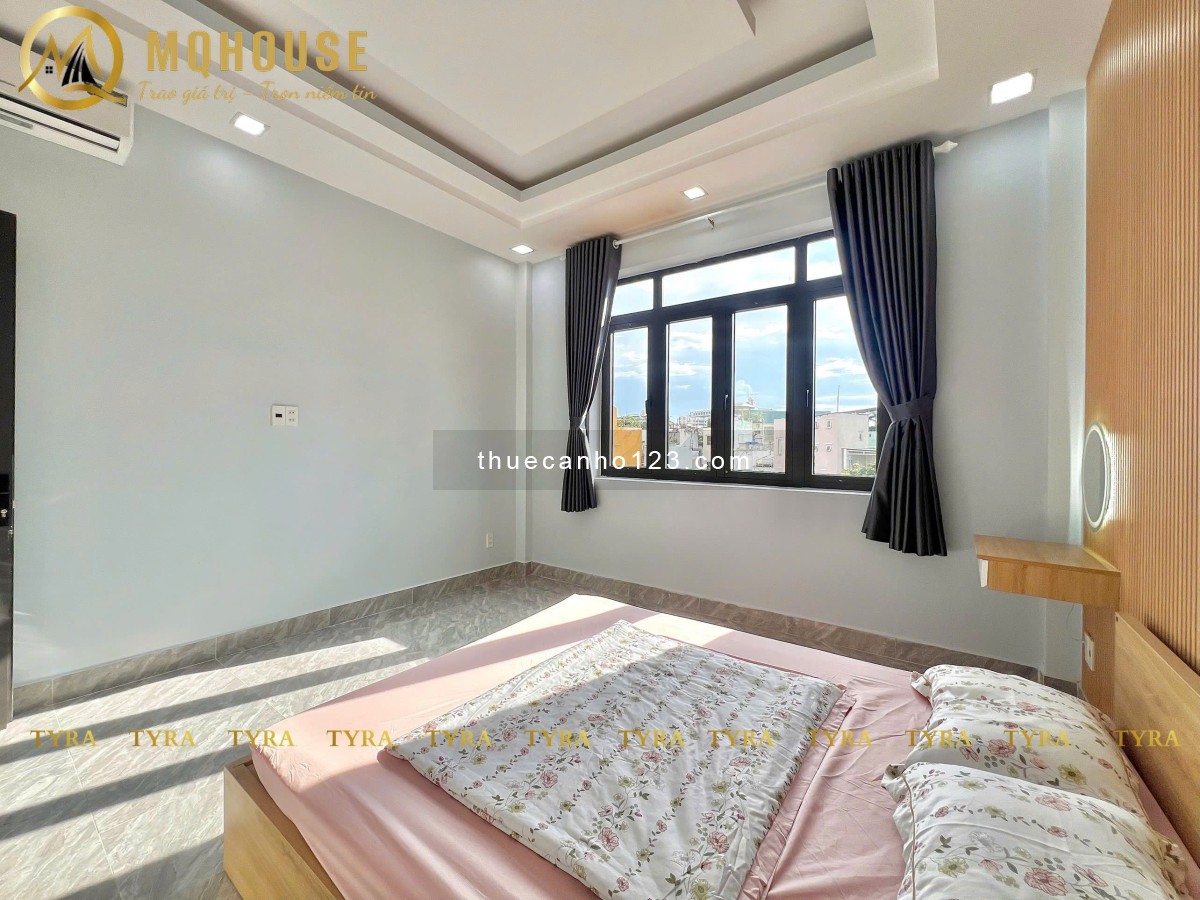 Khai trương Toà CHDV 45m2 Ban Công/ Cửa Sổ Full Nội Thất - Mặt tiền đường, Thang Máy