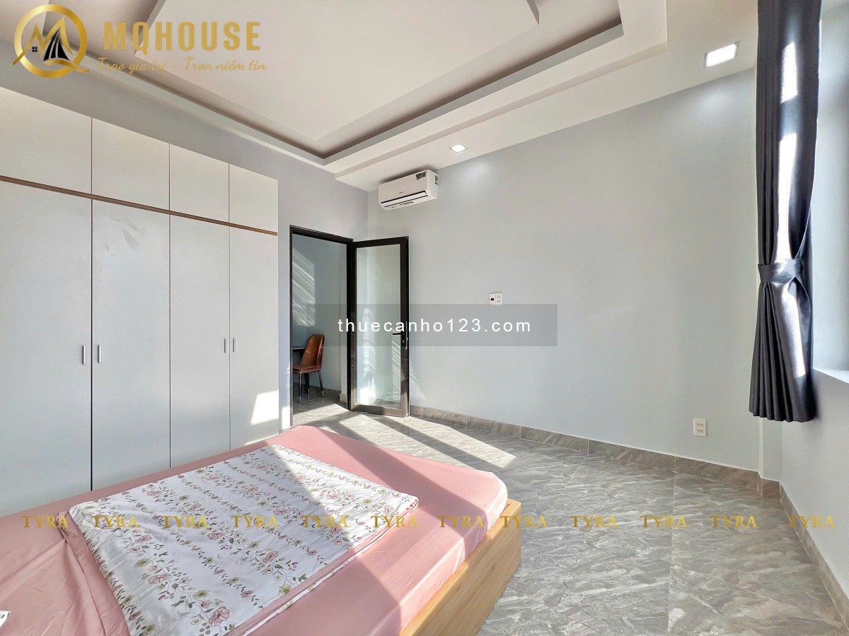 Khai trương Toà CHDV 45m2 Ban Công/ Cửa Sổ Full Nội Thất - Mặt tiền đường, Thang Máy