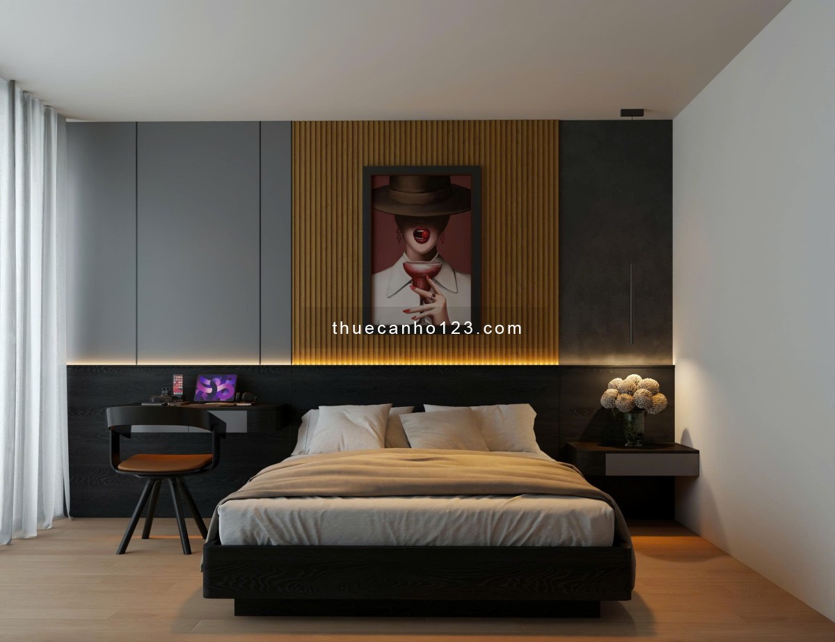 Cho thuê căn hộ 1PN tách bếp full nội thất ngay Landmark Bình Thạnh