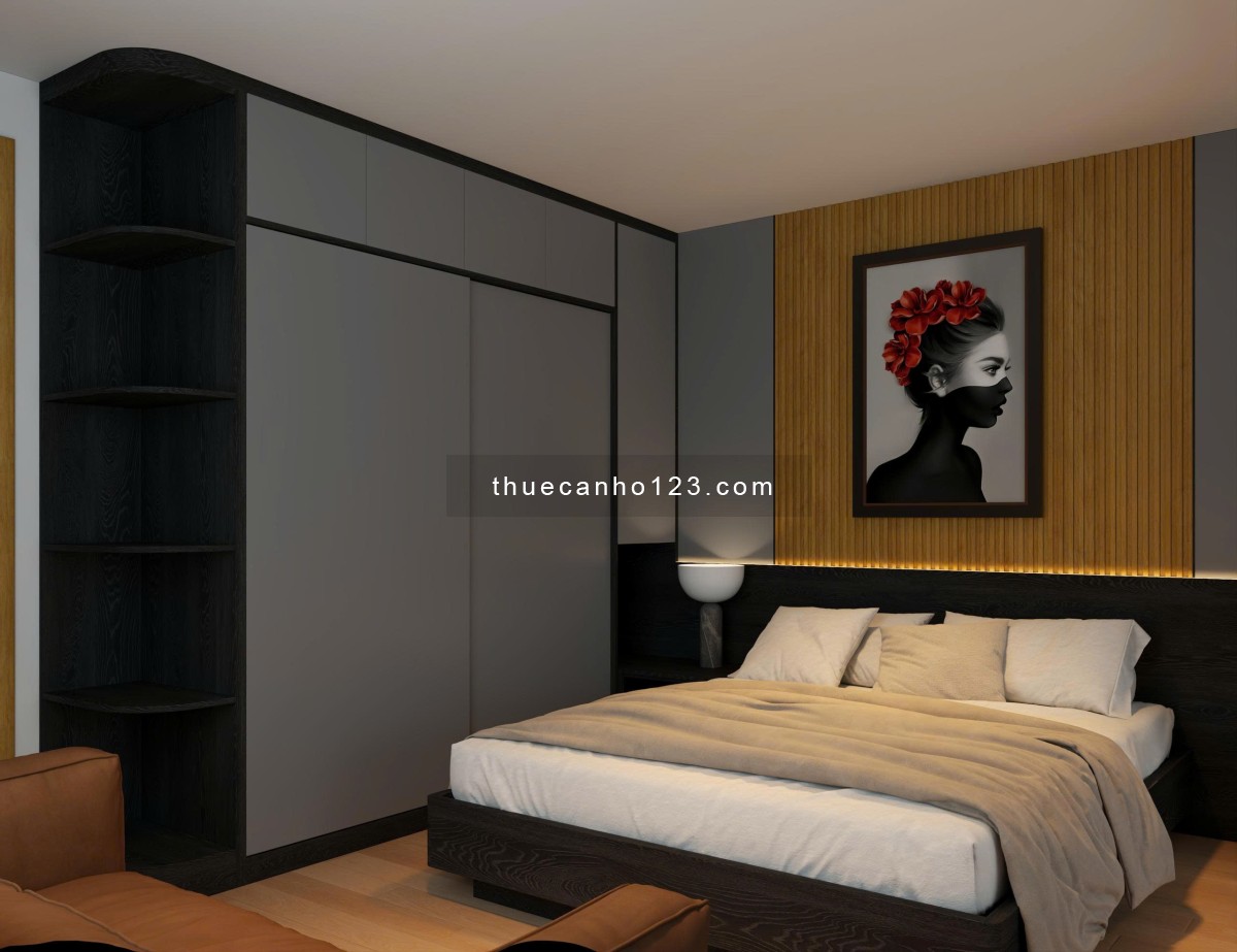 Cho thuê căn hộ 1PN tách bếp full nội thất ngay Landmark Bình Thạnh