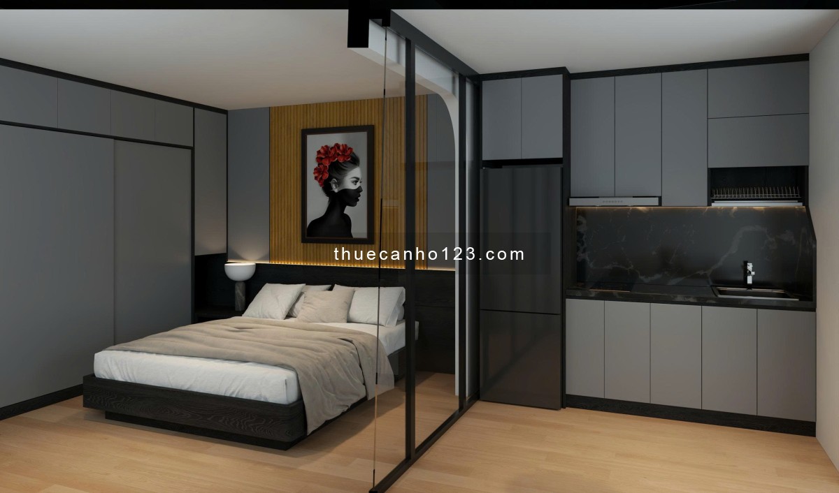 Cho thuê căn hộ 1PN tách bếp full nội thất ngay Landmark Bình Thạnh