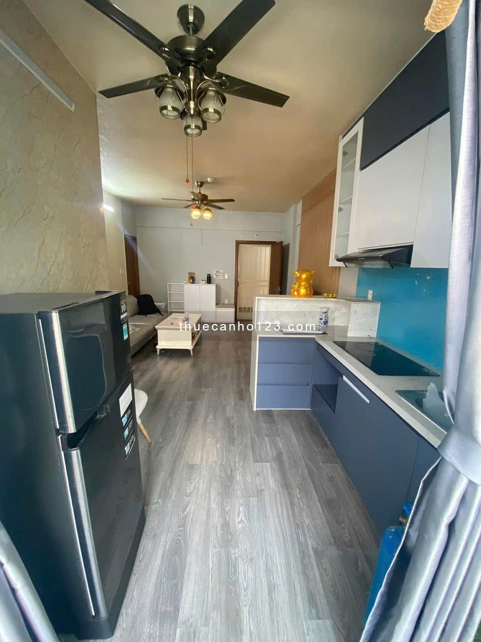 Chung cư Đất Phương Nam, Chu VĂn An, BT: 90m2, 3p ngủ, full nt, 15tr5