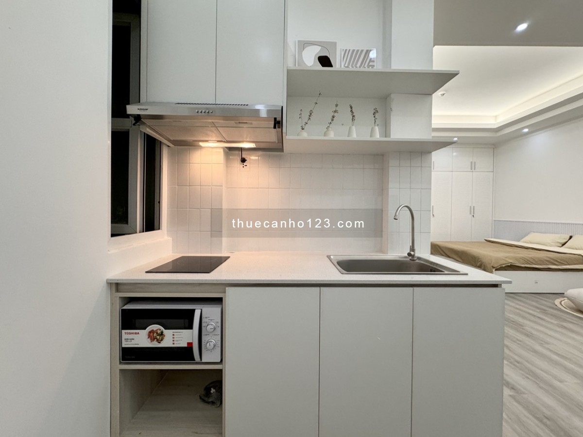 Căn hộ hiện đại mới 100% Q1 - Trần Khánh Dư, rộng 28m2, gần nhà thờ Tân Định