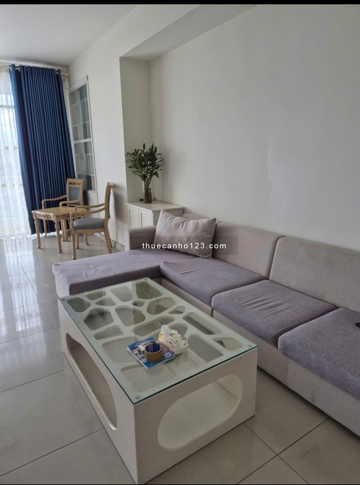 Phúc Yên, Phan Huy Ích, P15, TB, 115m2, 3PN, 2WC, Nội thất, 12tr/tháng.