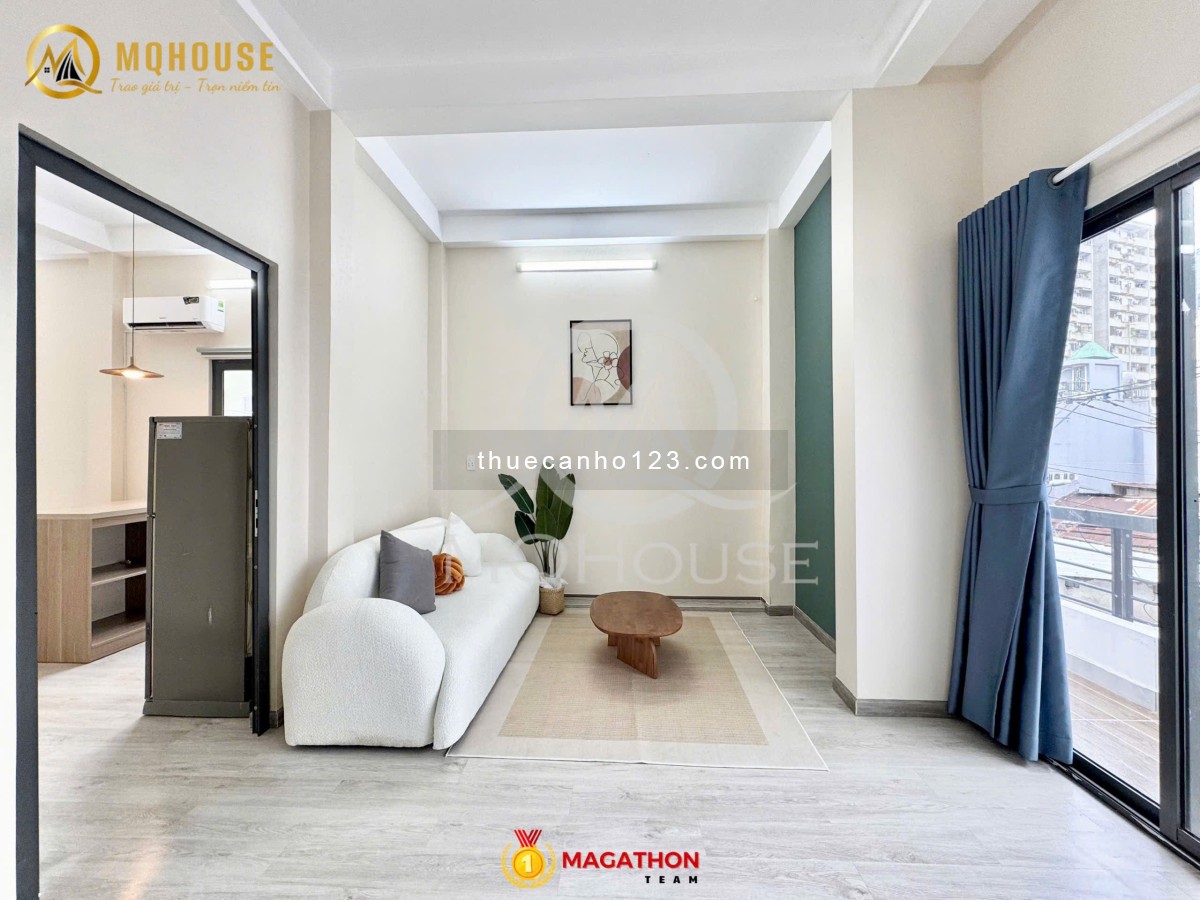 Nhà Còn 1 Phòng Để Giá Tốt Cho Vị Khách May Mắn Cuối - 1PN Ban Công Full Nội Thất Hiện Đại Gần Q1