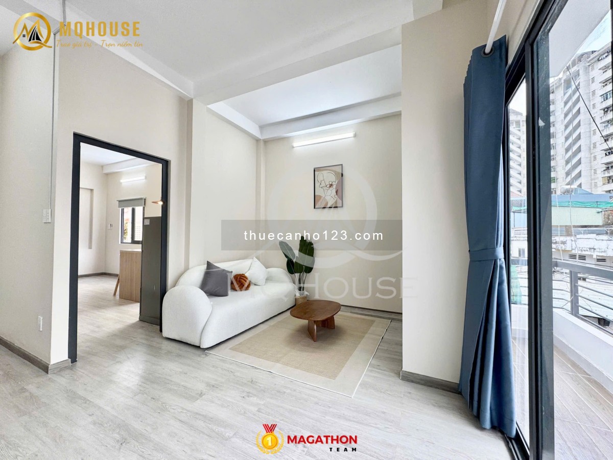 Nhà Còn 1 Phòng Để Giá Tốt Cho Vị Khách May Mắn Cuối - 1PN Ban Công Full Nội Thất Hiện Đại Gần Q1