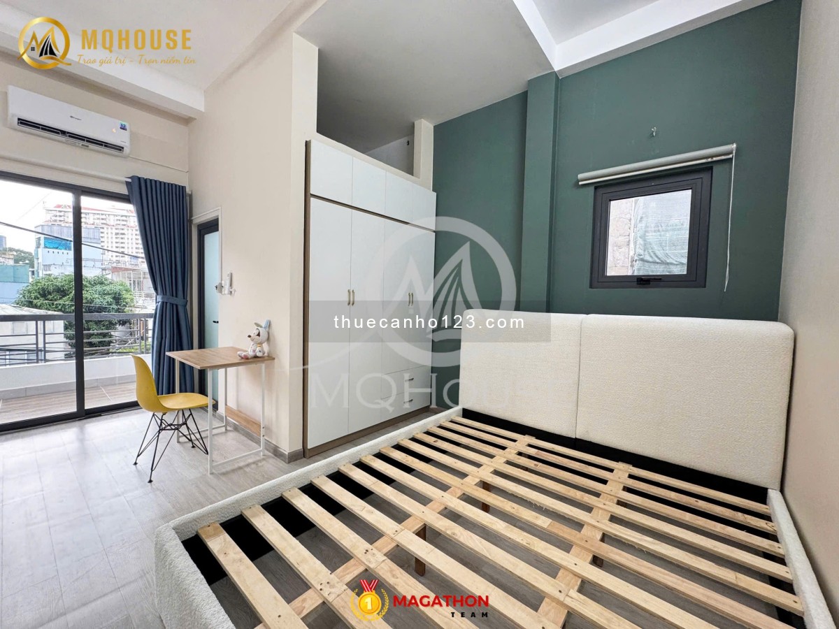 Nhà Còn 1 Phòng Để Giá Tốt Cho Vị Khách May Mắn Cuối - 1PN Ban Công Full Nội Thất Hiện Đại Gần Q1