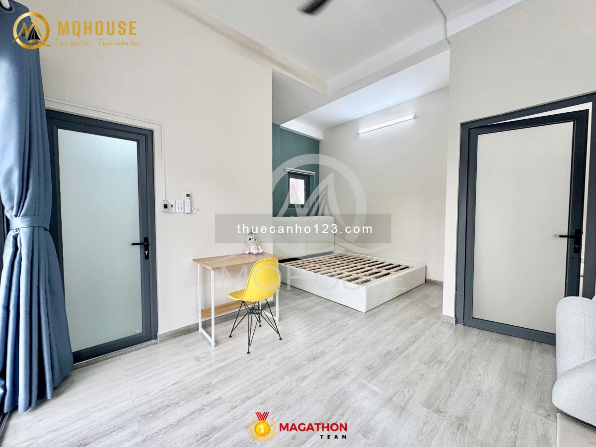 Nhà Còn 1 Phòng Để Giá Tốt Cho Vị Khách May Mắn Cuối - 1PN Ban Công Full Nội Thất Hiện Đại Gần Q1