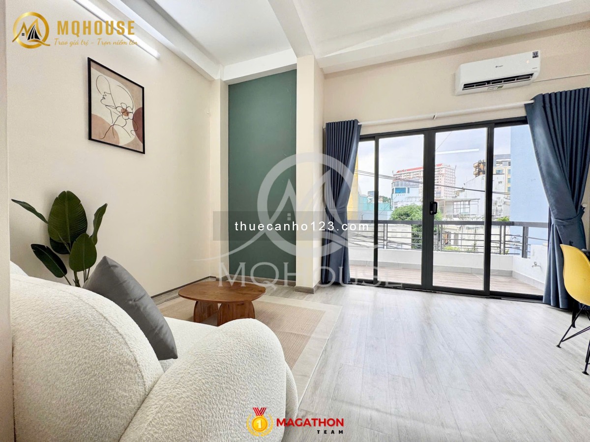 Nhà Còn 1 Phòng Để Giá Tốt Cho Vị Khách May Mắn Cuối - 1PN Ban Công Full Nội Thất Hiện Đại Gần Q1