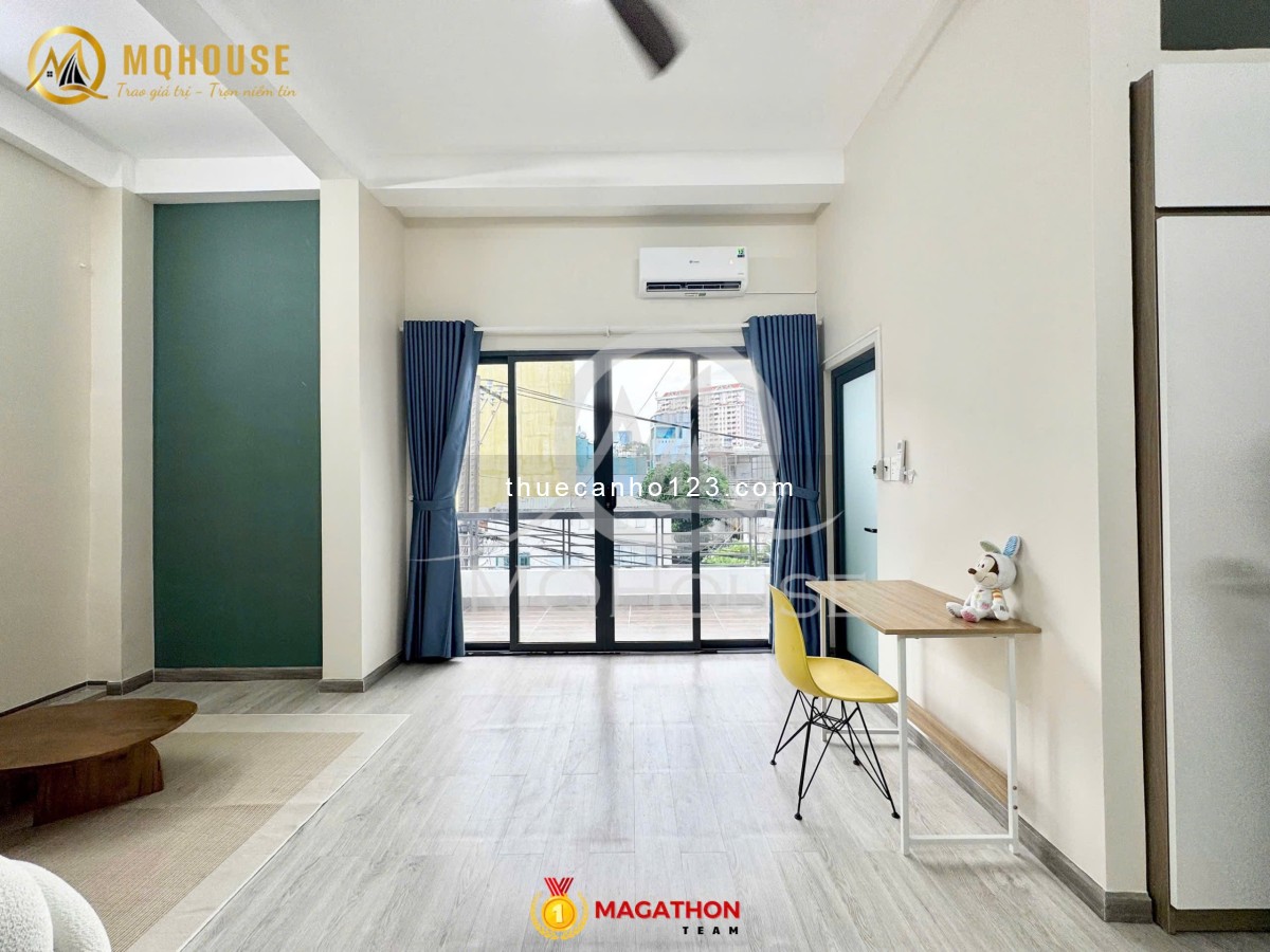 Nhà Còn 1 Phòng Để Giá Tốt Cho Vị Khách May Mắn Cuối - 1PN Ban Công Full Nội Thất Hiện Đại Gần Q1