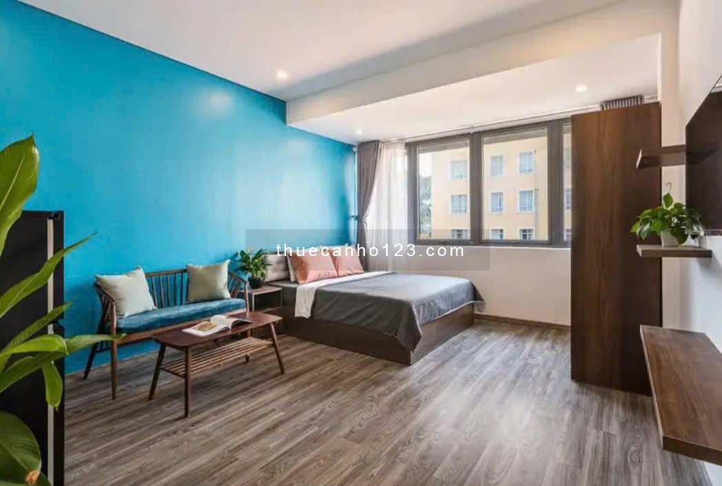 Căn hộ tách bếp, cửa sổ lớn, y hình, 45m2, Hồ Con Rùa, VX Dân Chủ, CV 23/9