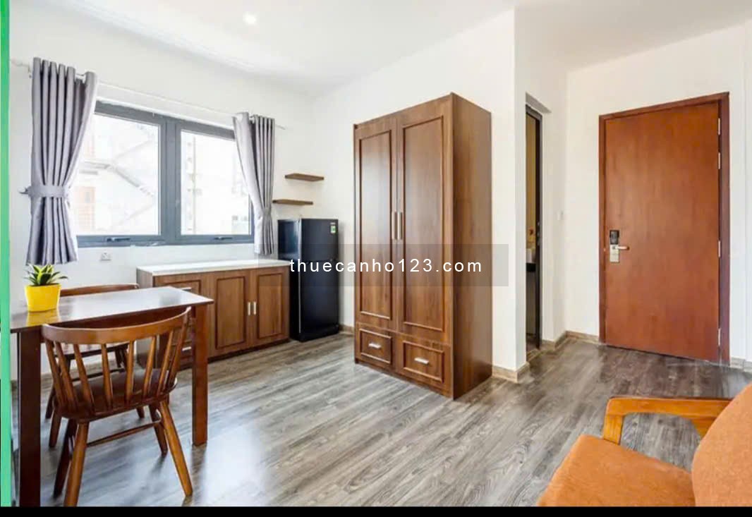 Căn hộ tách bếp, cửa sổ lớn, y hình, 45m2, Hồ Con Rùa, VX Dân Chủ, CV 23/9