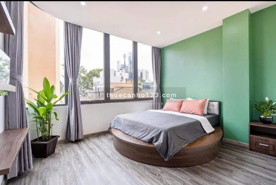 Căn hộ tách bếp, cửa sổ lớn, y hình, 45m2, Hồ Con Rùa, VX Dân Chủ, CV 23/9