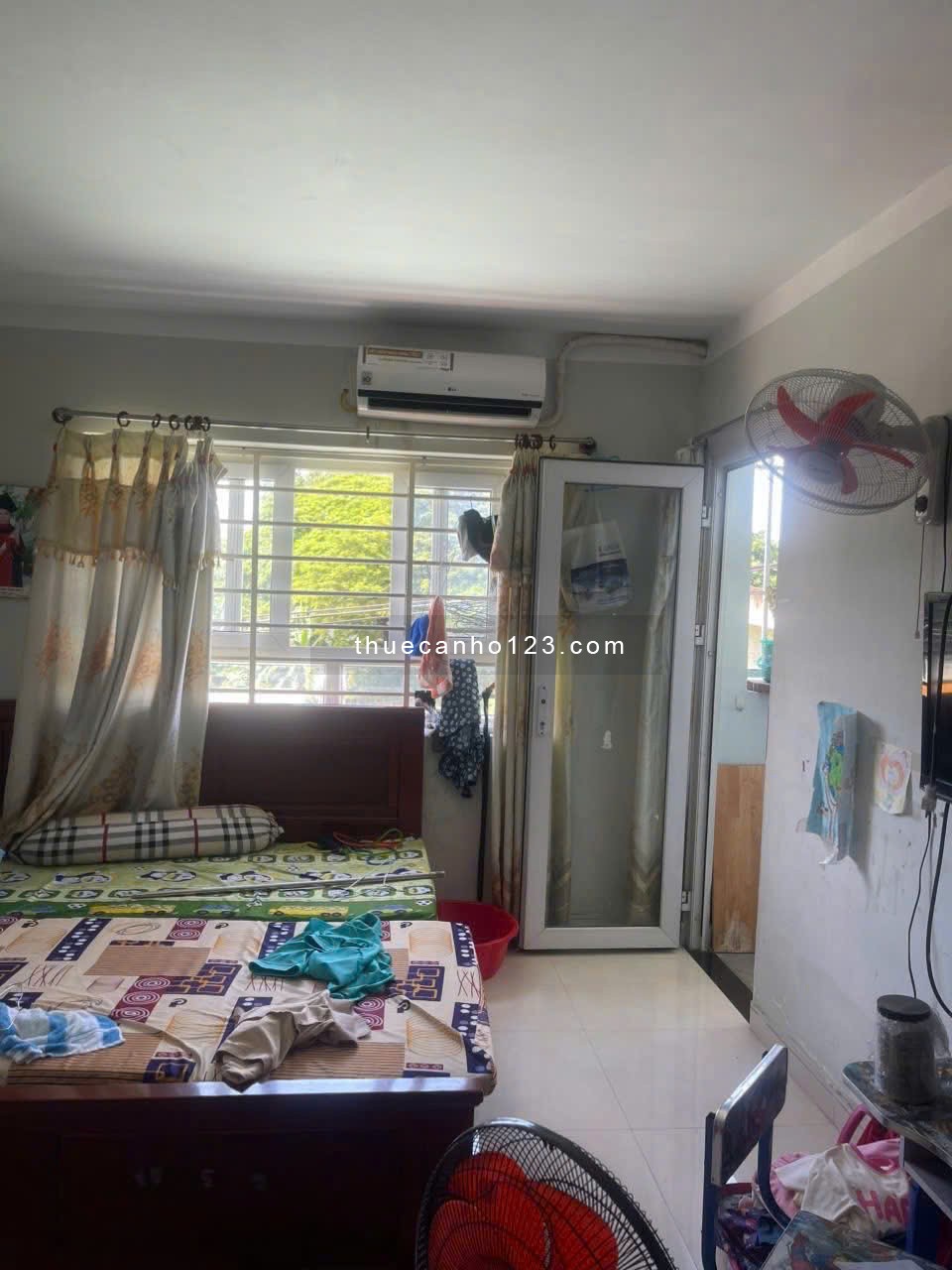 Chung cư Bùi Hữu Nghĩa, P3, Bình Thạnh: 9tr/th, 1p ngủ rộng, 75m2