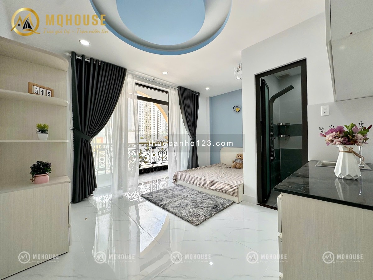 Căn hộ ban công full nội thất mới Tân Phú - Giáp Tân Bình, Q10, Q11