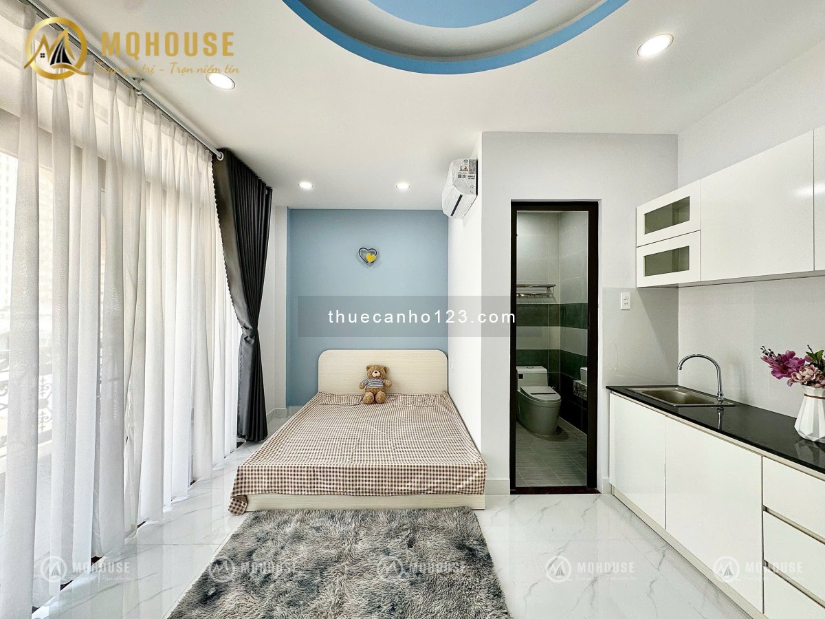 Căn hộ ban công full nội thất mới Tân Phú - Giáp Tân Bình, Q10, Q11