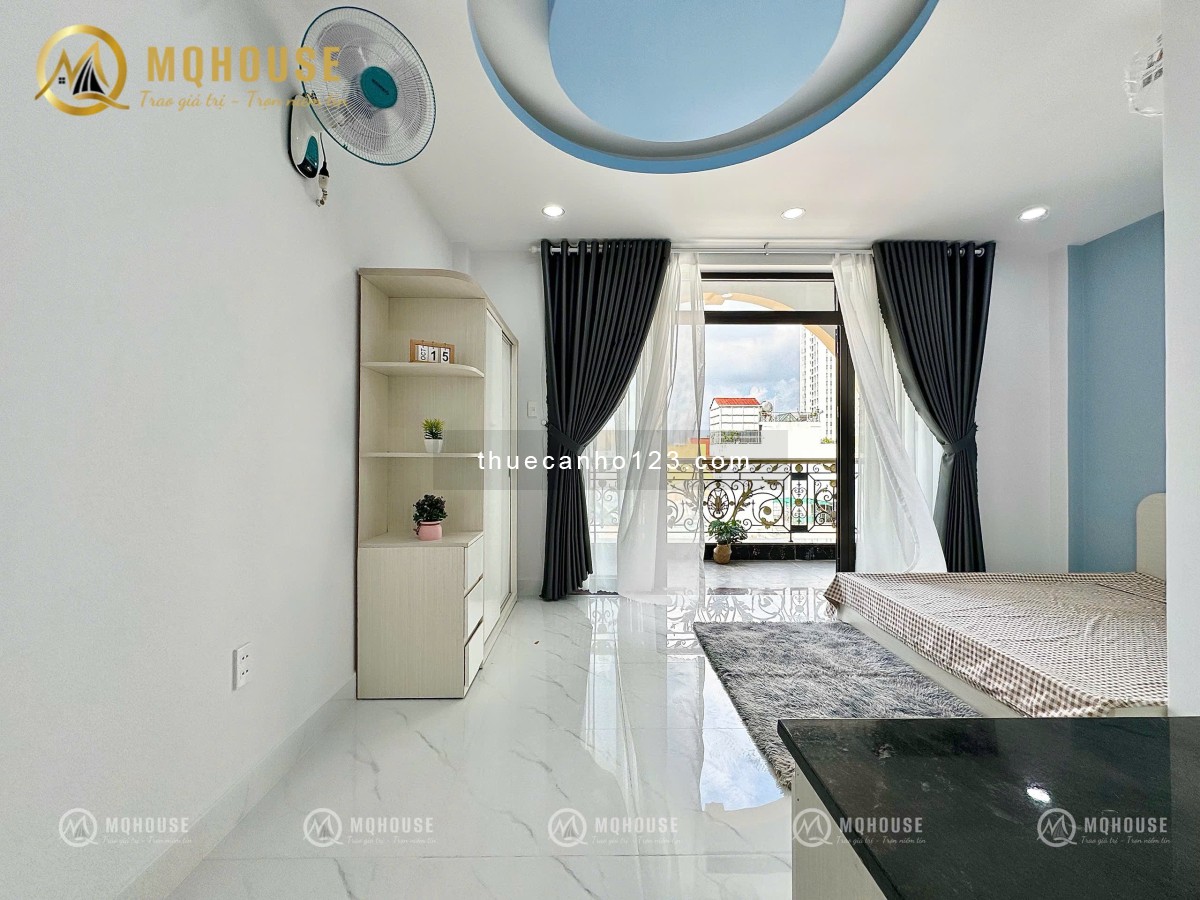 Căn hộ ban công full nội thất mới Tân Phú - Giáp Tân Bình, Q10, Q11