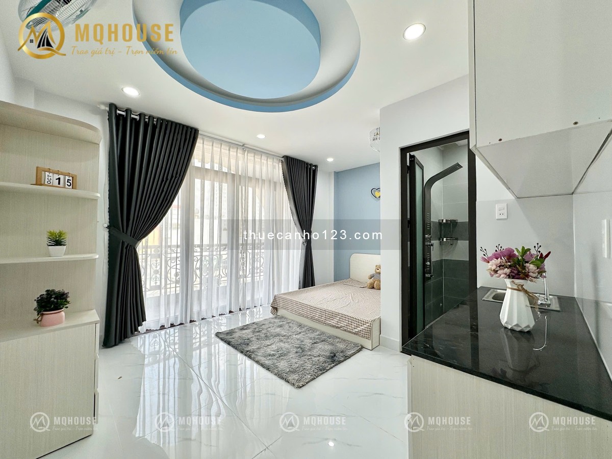 Căn hộ ban công full nội thất mới Tân Phú - Giáp Tân Bình, Q10, Q11