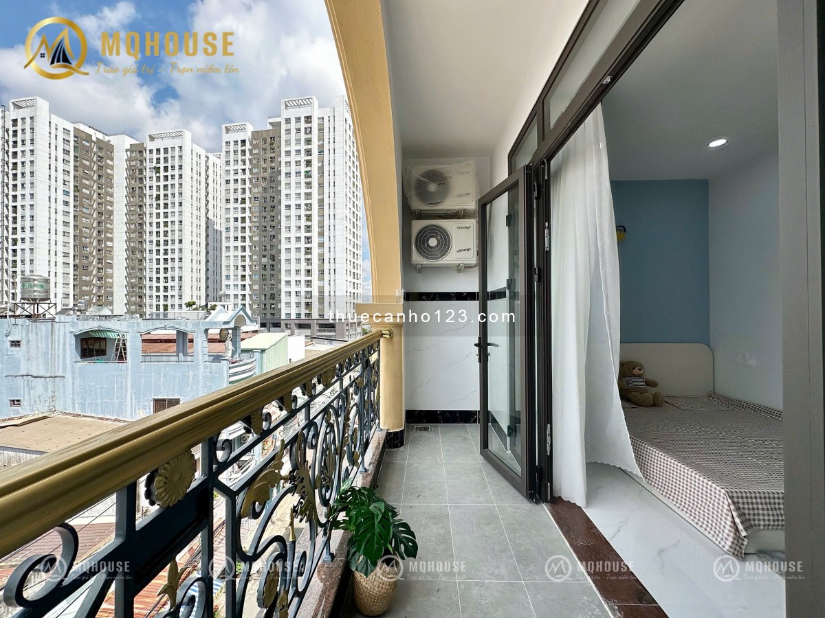 Căn hộ ban công full nội thất mới Tân Phú - Giáp Tân Bình, Q10, Q11