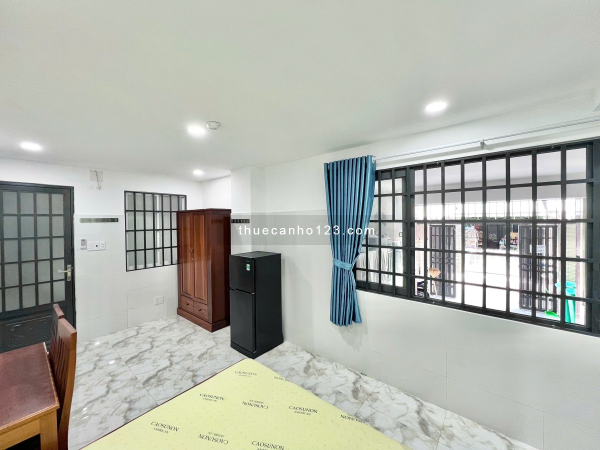 Studio cửa sổ lớn - gần ngay cầu chữ Y, cầu Nguyễn Văn Cừ, Parc Mall, chợ Rạch Ông, ..