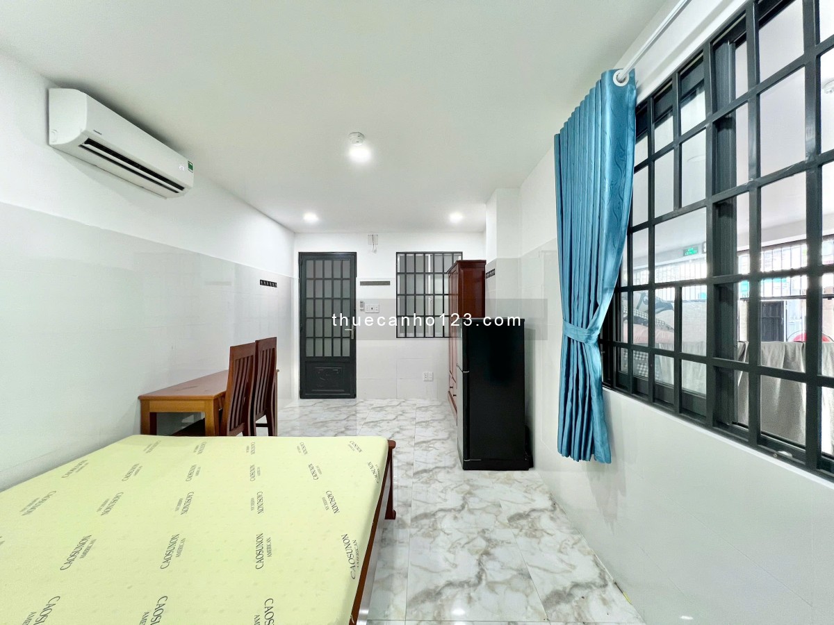 Studio cửa sổ lớn - gần ngay cầu chữ Y, cầu Nguyễn Văn Cừ, Parc Mall, chợ Rạch Ông, ..