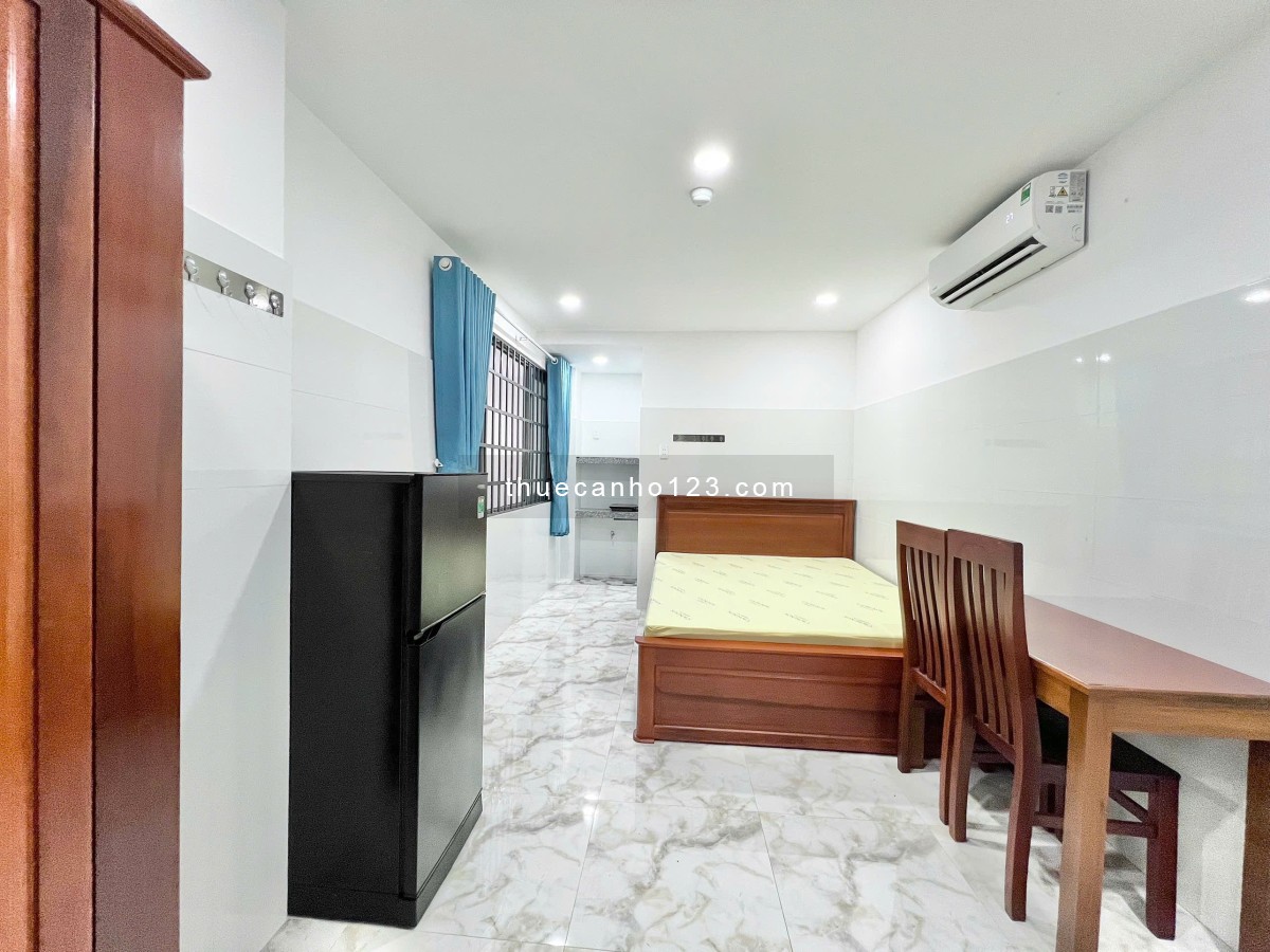 Studio cửa sổ lớn - gần ngay cầu chữ Y, cầu Nguyễn Văn Cừ, Parc Mall, chợ Rạch Ông, ..