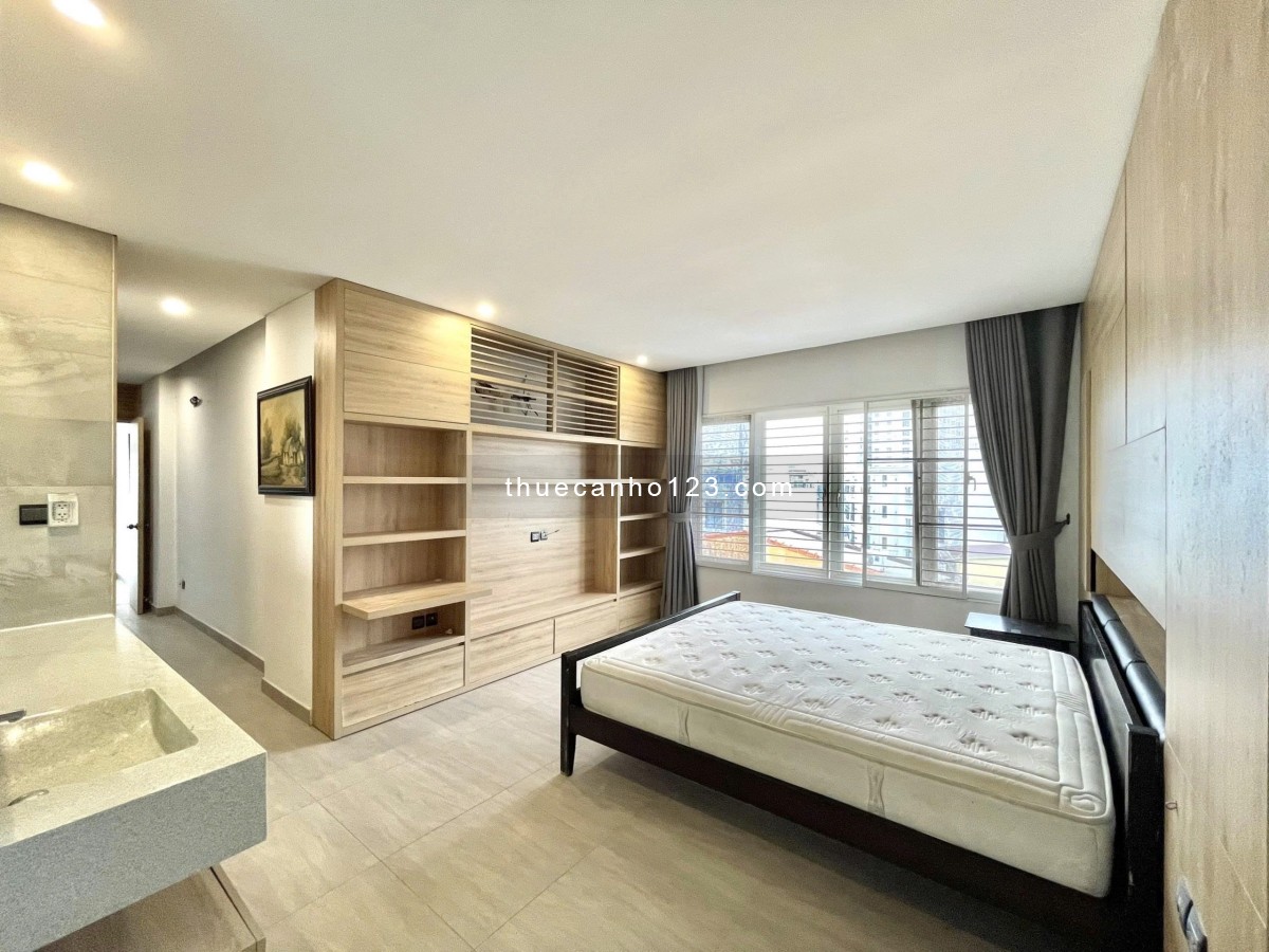 Căn hộ 1PN nội thất cơ bản Nơ Trang Long Quận Bình Thạnh , lót sàn gỗ 