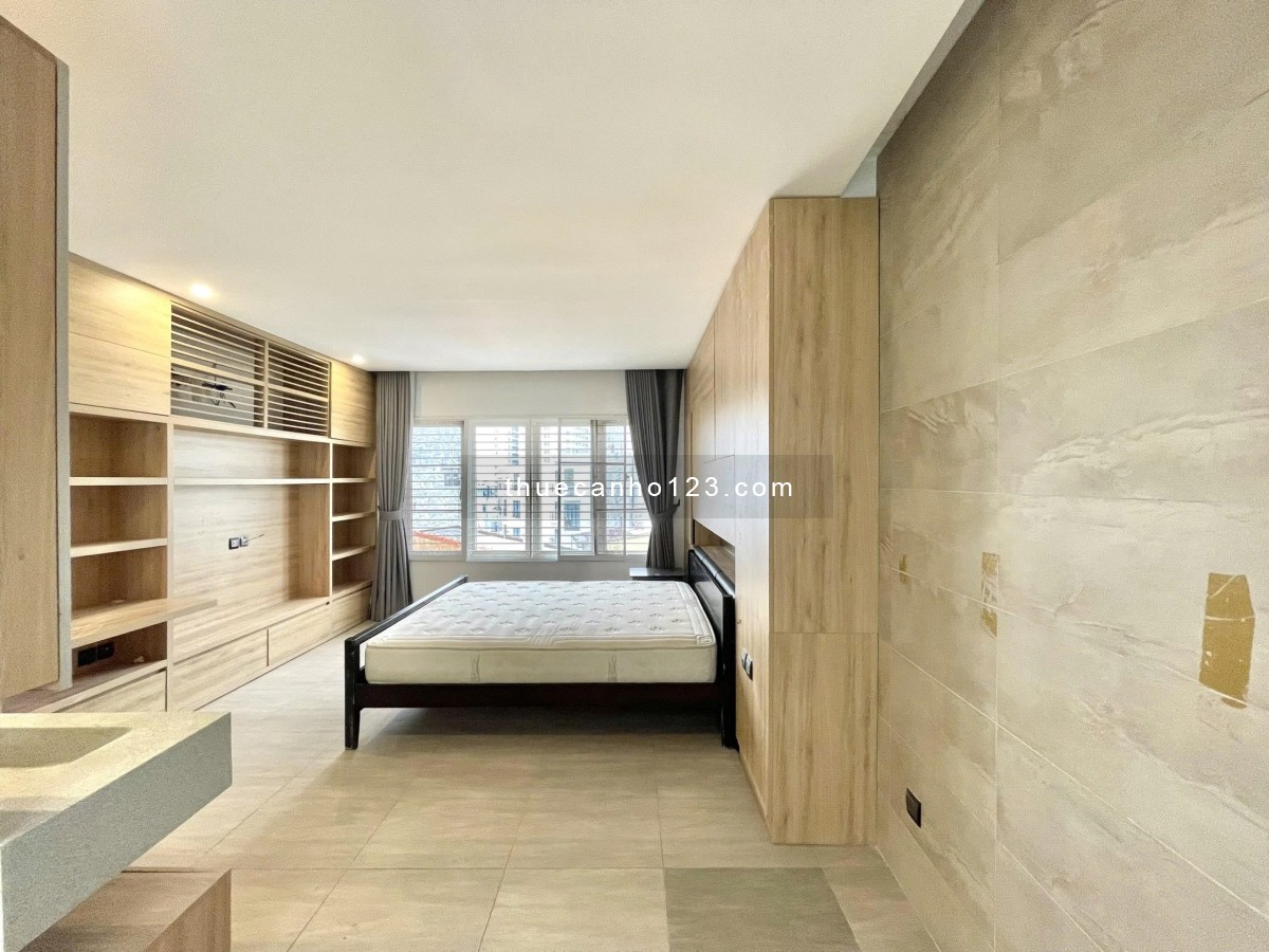 Căn hộ 1PN nội thất cơ bản Nơ Trang Long Quận Bình Thạnh , lót sàn gỗ 