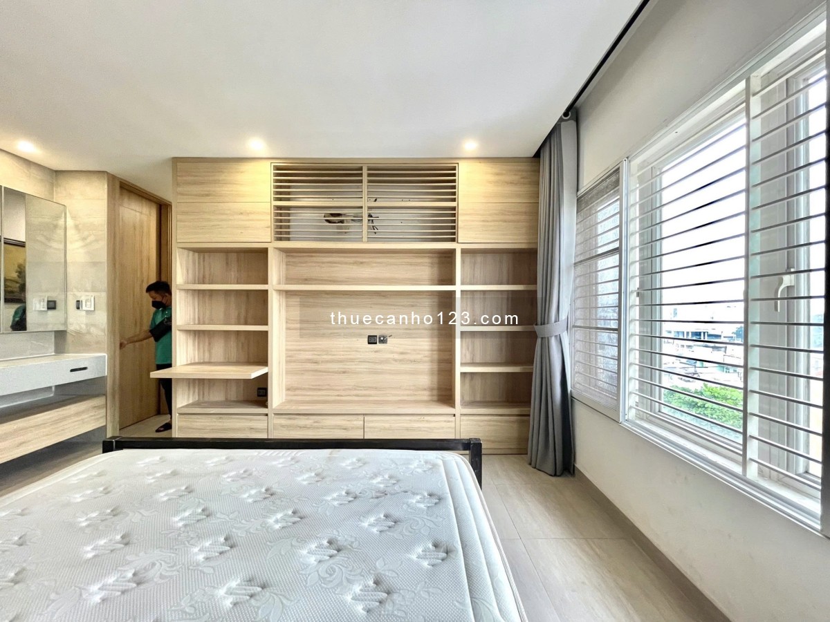 Căn hộ 1PN nội thất cơ bản Nơ Trang Long Quận Bình Thạnh , lót sàn gỗ 