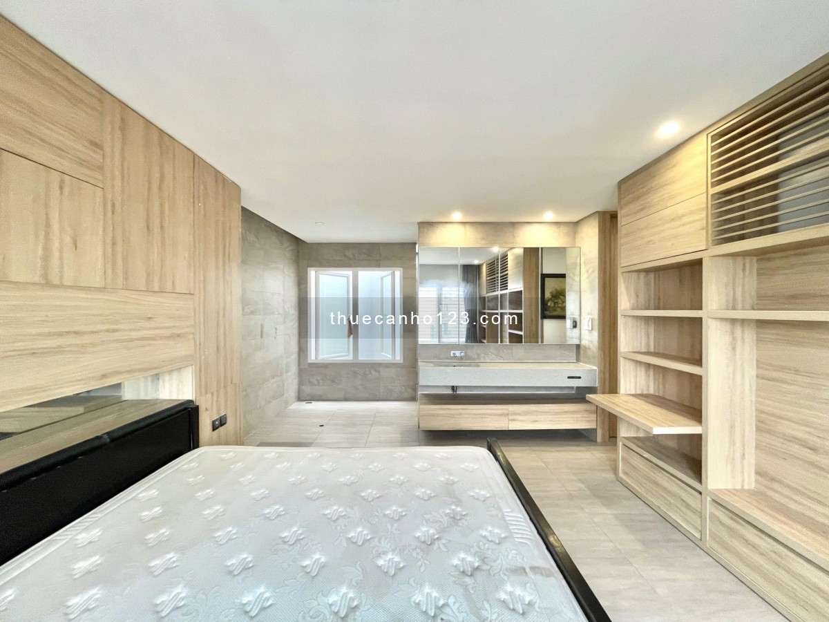 Căn hộ 1PN nội thất cơ bản Nơ Trang Long Quận Bình Thạnh , lót sàn gỗ 