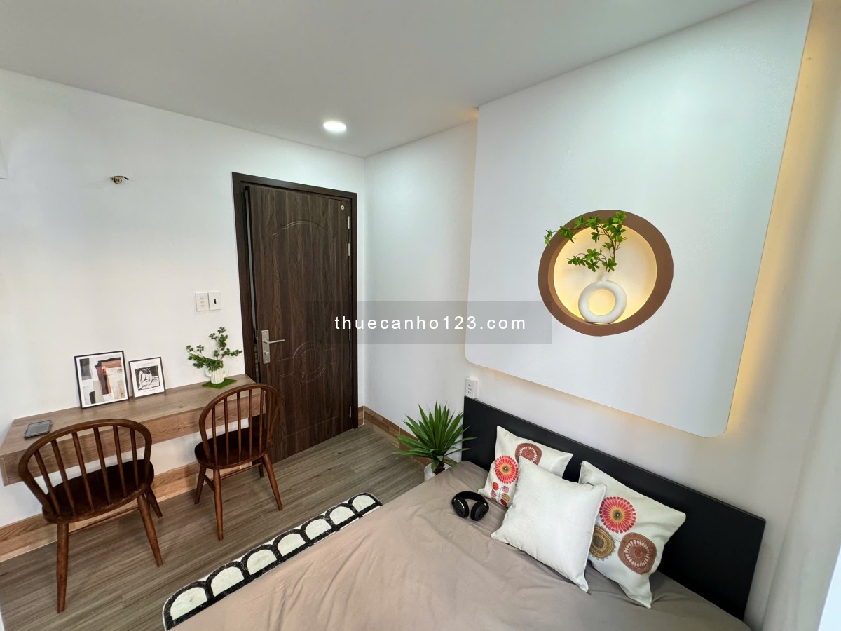 Căn hộ 1 phòng ngủ khoá phòng bằng vân tay Hồ Bá Kiện quận 10 gần chợ Hoà Hưng, cv Lê Thị Riêng