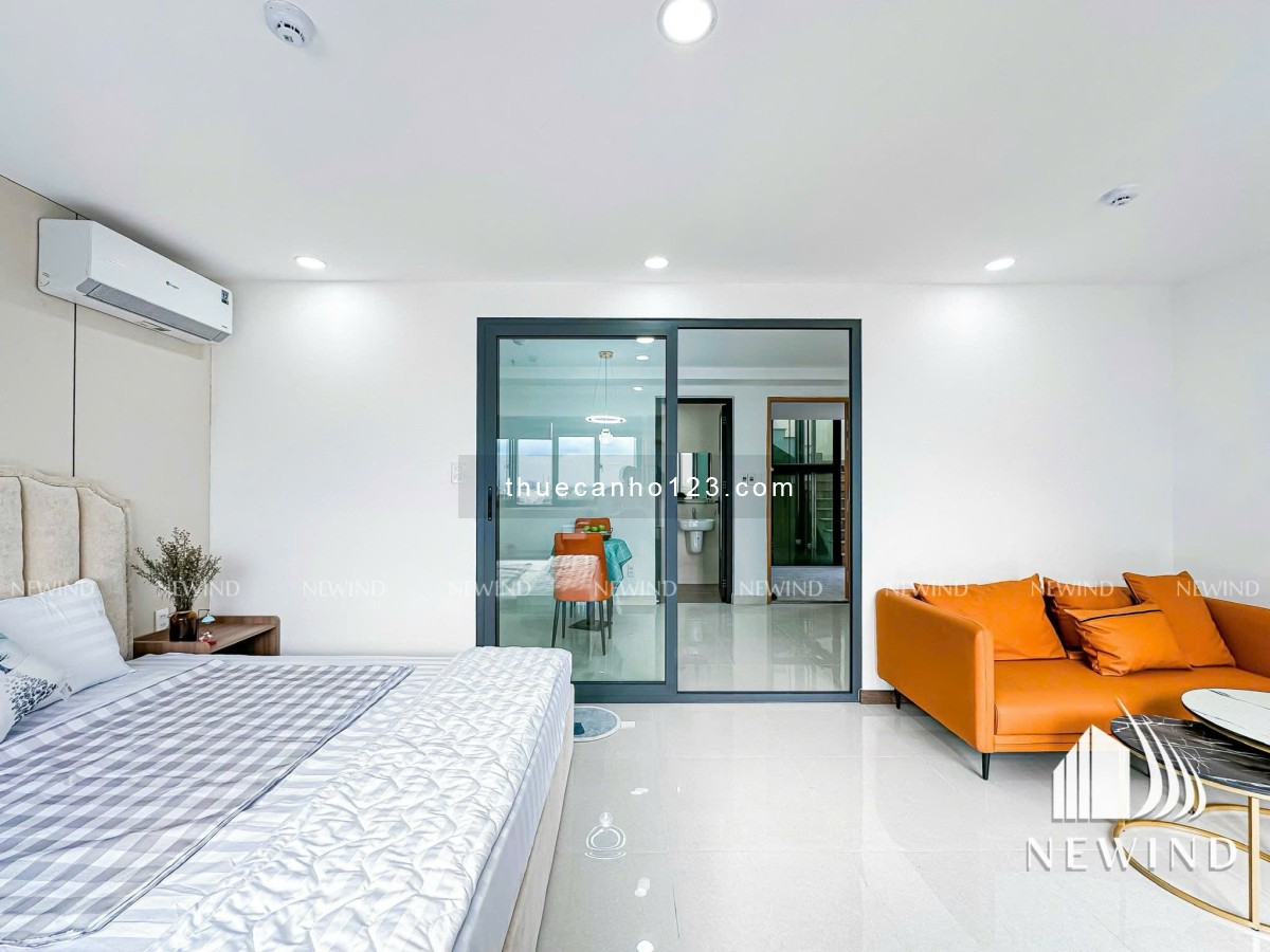 1PN BAN CÔNG GẦN LOTTE, CRESENTMALL - TDT, RMIT, UFM Q7 - FULL NT PHÒNG RỘNG 60m2