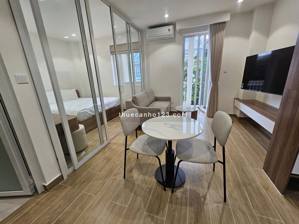 Cho thuê căn hộ 1PN ban công full nội thất mới ngay Galaxy Quốc Thanh, gần ĐH Sư Phạm, ĐH KHTN