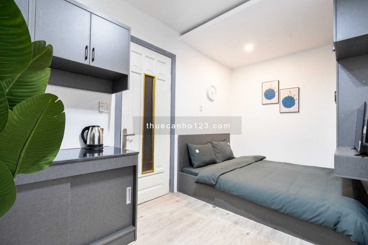 CĂN HỘ BAN CÔNG FULL NỘI THẤT CHO THUÊ GẦN ĐH VĂN LANG Q1, BÙI VIỆN, ĐỀ THÁM, CẦU ÔNG LÃNH