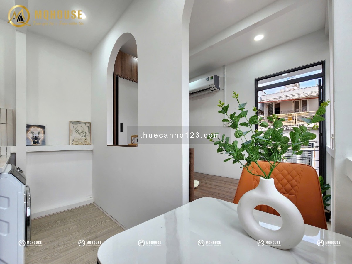 Căn hộ 1PN full nội thất cửa sổ ban công lớn, p4, q.Tân Bình
