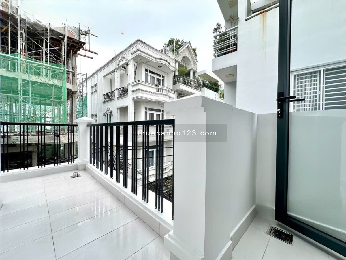 Cho thuê phòng studio có ban công, máy giặt riêng, gần Lê Văn Sỹ, Q3, Bình Thạnh