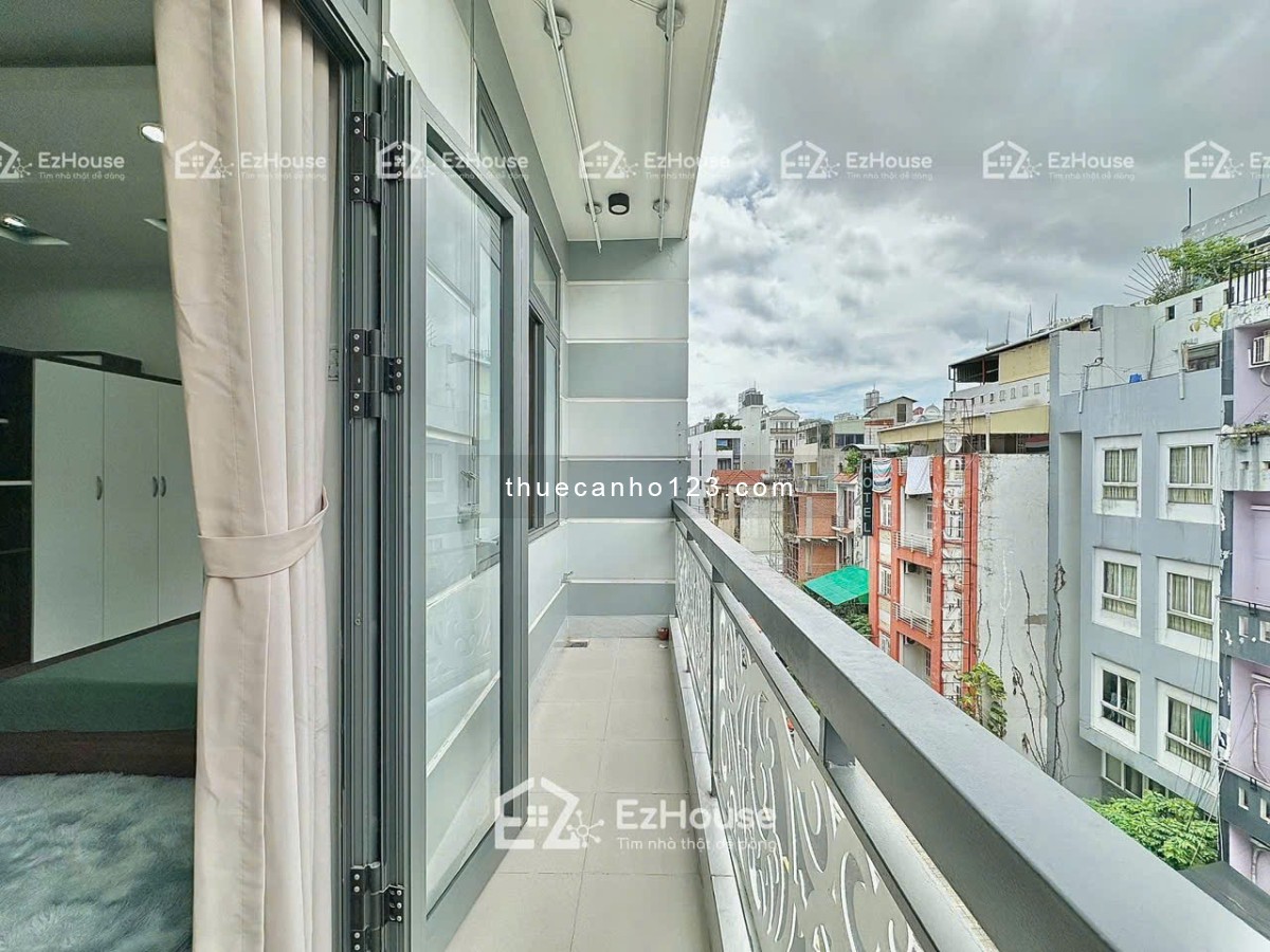 CĂN HỘ STUDIO BAN CÔNG THANG MÁY FULL NỘI THẤT GIẶT RIÊNG NGAY SÂN BAY