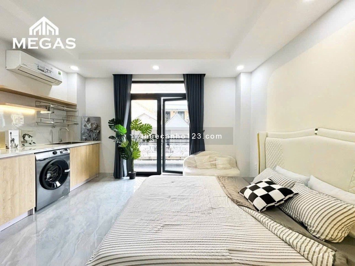 Cho Thuê Căn Hộ Ban Công Máy Giặt Riêng Sát ĐH Luật, ĐH Nguyễn Tất Thành, Cầu Ông Lãnh, Calmette