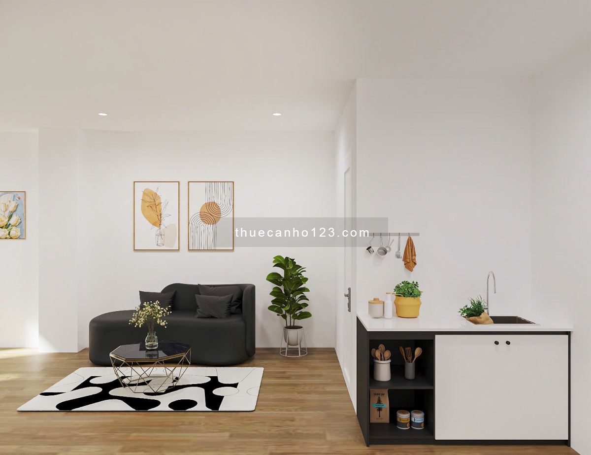 Căn hộ STUDIO nội thất decor tinh tế Quận Phú Nhuận, gần quận 1, quận 3