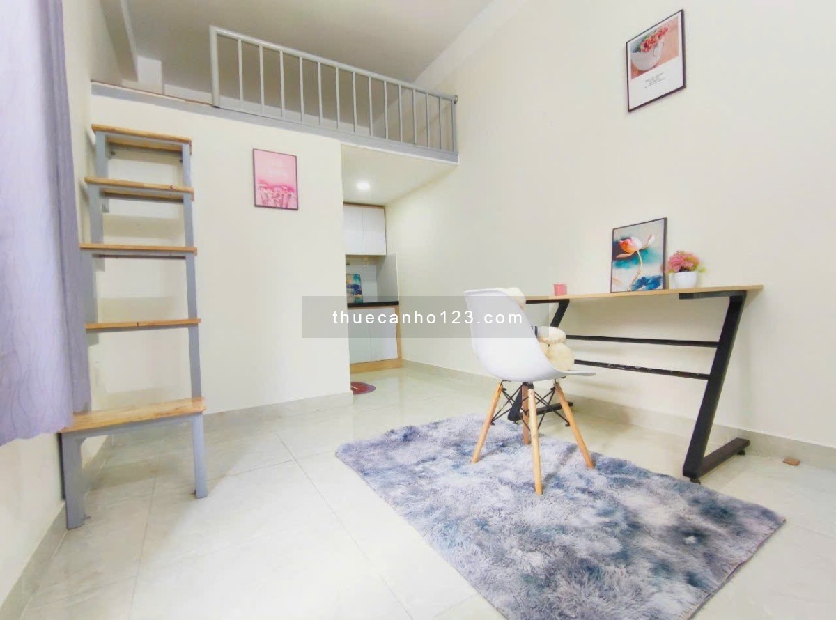 Phòng gác lửng Tân Bình gần Sân bay công viên Hoàng Văn Thụ giá tốt