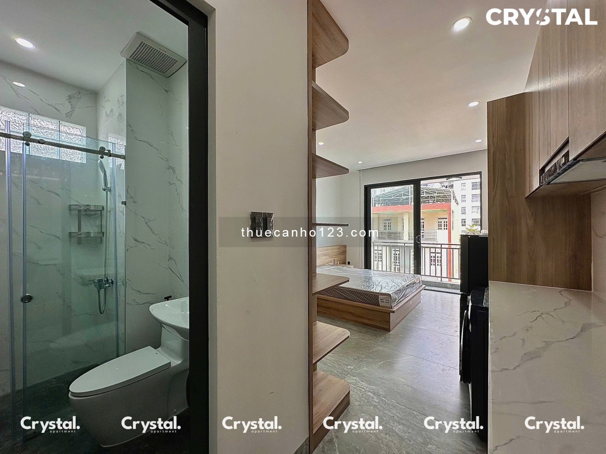 Cho Thuê Căn Hộ Ban Công Máy Giặt Riêng Full Nội Thất Mới 100% Mặt Tiền Trần Hưng Đạo, Gần Bùi Viện