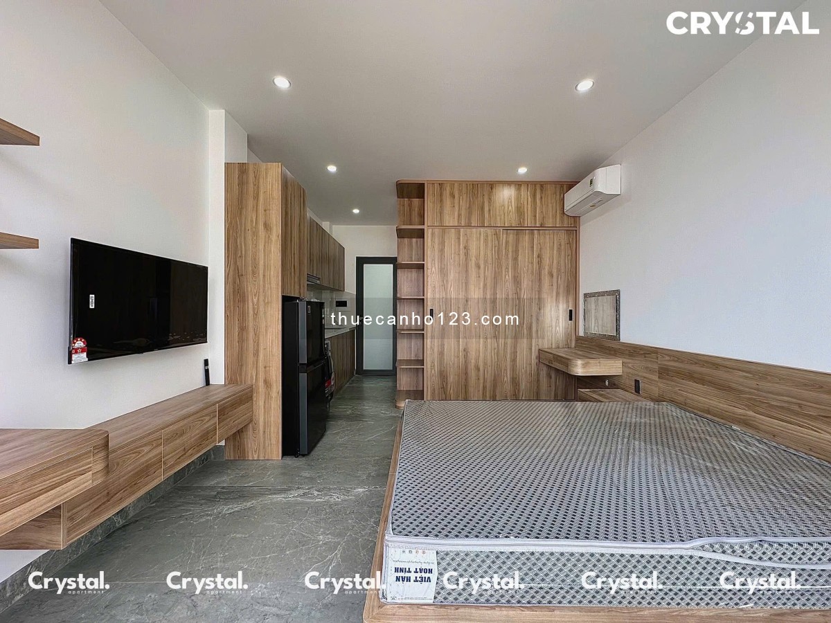 Cho Thuê Căn Hộ Ban Công Máy Giặt Riêng Full Nội Thất Mới 100% Mặt Tiền Trần Hưng Đạo, Gần Bùi Viện