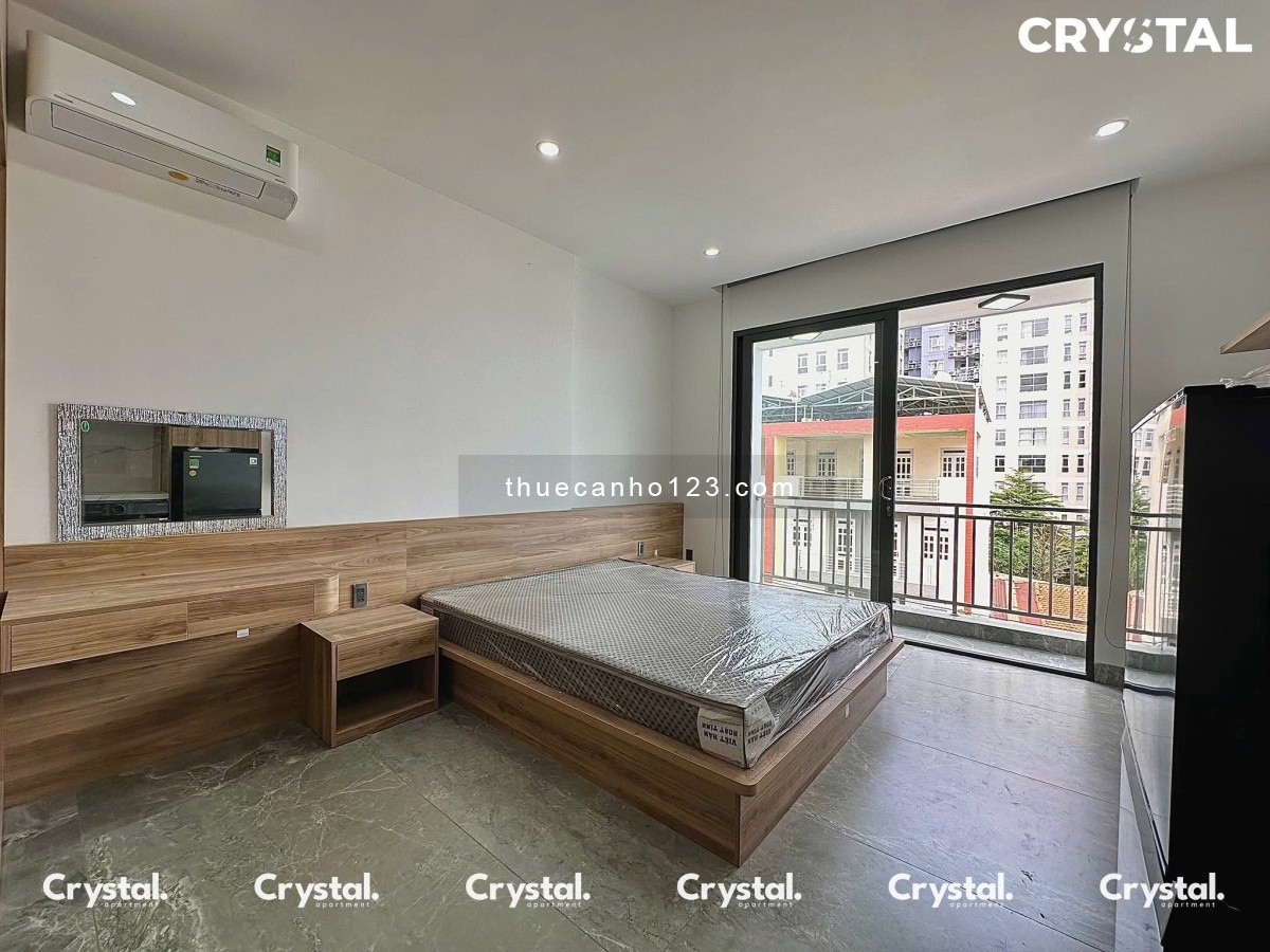 Cho Thuê Căn Hộ Ban Công Máy Giặt Riêng Full Nội Thất Mới 100% Mặt Tiền Trần Hưng Đạo, Gần Bùi Viện